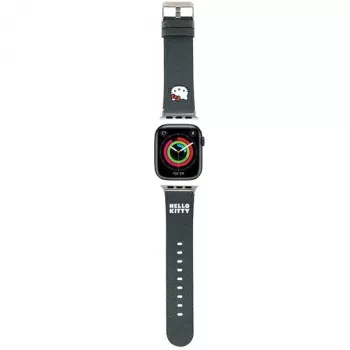 Hello Kitty HKAWMPGKHK cinturino per Apple Watch 38/40/41mm nero in silicone