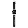 Cinturino per Apple Watch 38/40/41mm Hello Kitty HKAWMPSAPSK nero in silicone con motivo Heads & Bows