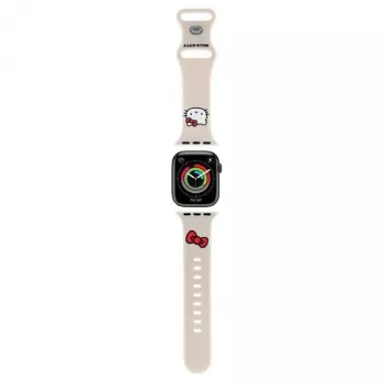 Cinturino in silicone per Apple Watch 38/40/41mm Hello Kitty HKAWMSCHBLE beige