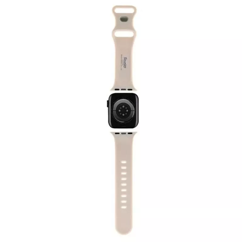 Cinturino in silicone per Apple Watch 38/40/41mm Hello Kitty HKAWMSCHBLE beige