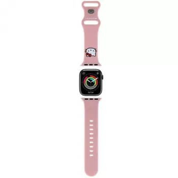 Cinturino in silicone per Apple Watch 38/40/41mm Hello Kitty HKAWMSCHBLP rosa