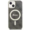 Custodia rigida Guess GUHMP15MH4STW IML MagSafe per iPhone 15 Plus / 14 Plus 6,7 inch marrone