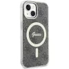 Custodia rigida Guess GUHMP15MH4STW IML MagSafe per iPhone 15 Plus / 14 Plus 6,7 inch marrone