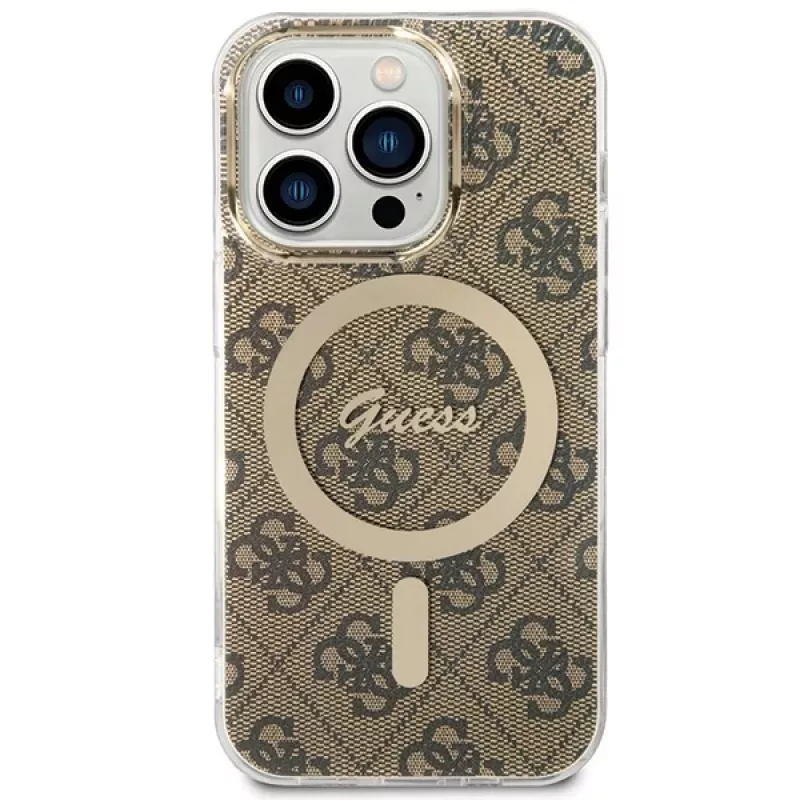 Custodia rigida Guess GUHMP15LH4STW per Apple iPhone 15 Pro 6,1