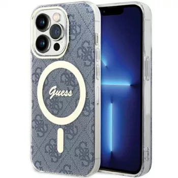 Custodia rigida Guess GUHMP15LH4STB per iPhone 15 Pro 6,1