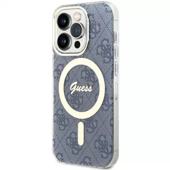 Custodia rigida Guess GUHMP15LH4STB per iPhone 15 Pro 6,1