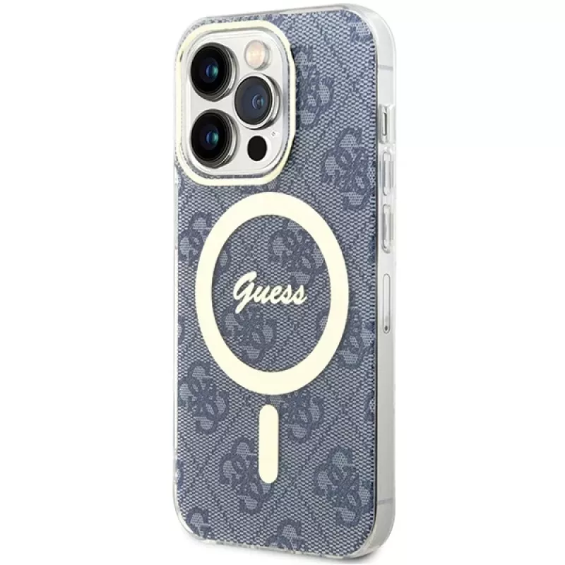 Custodia rigida Guess GUHMP15LH4STB per iPhone 15 Pro 6,1