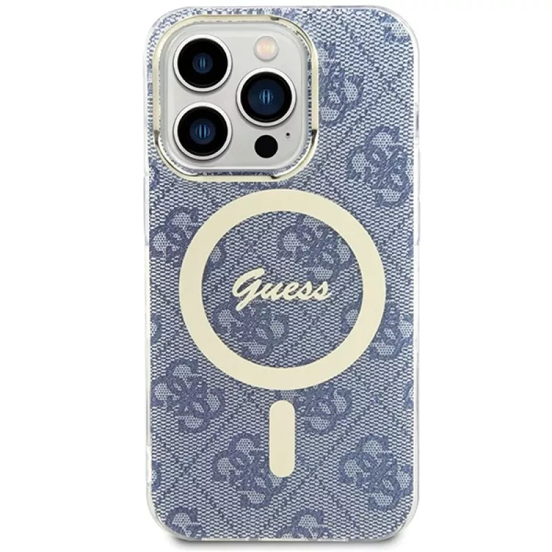 Custodia rigida Guess GUHMP15LH4STB per iPhone 15 Pro 6,1