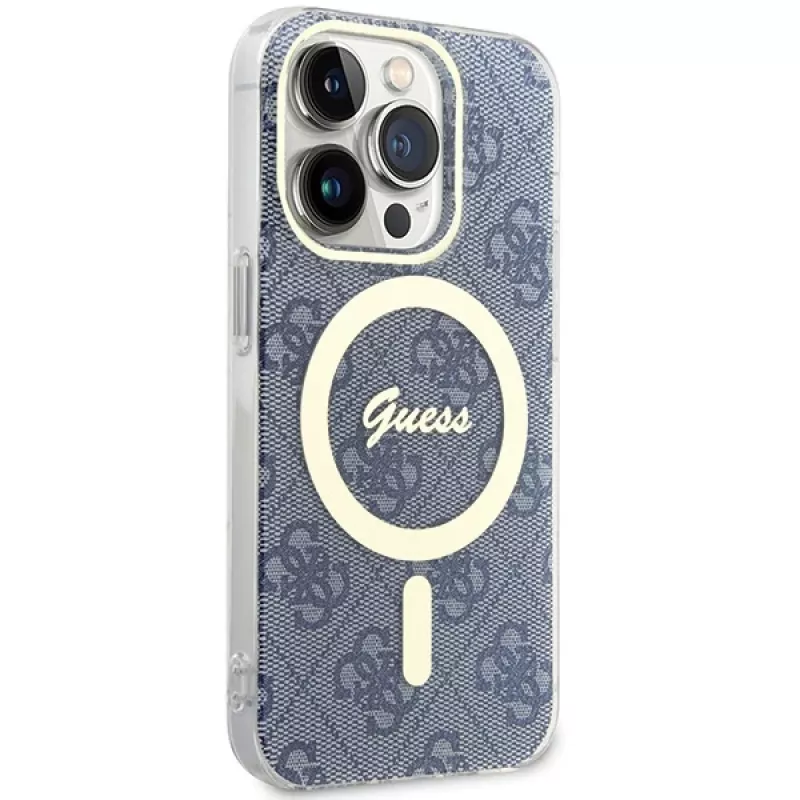 Custodia rigida Guess GUHMP15LH4STB per iPhone 15 Pro 6,1