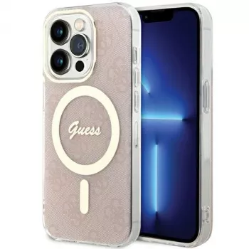 Custodia rigida Guess GUHMP15LH4STP per Apple iPhone 15 Pro 6,1