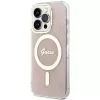 Custodia rigida Guess GUHMP15LH4STP per Apple iPhone 15 Pro 6,1
