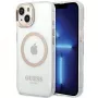Custodia rigida Guess GUHMP15MHTRMD Metal Outline per iPhone 15 Plus / 14 Plus 6,7