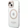 Custodia rigida Guess GUHMP15MHTRMD Metal Outline per iPhone 15 Plus / 14 Plus 6,7