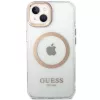 Custodia rigida Guess GUHMP15MHTRMD Metal Outline per iPhone 15 Plus / 14 Plus 6,7