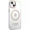 Custodia rigida Guess GUHMP15MHTRMD Metal Outline per iPhone 15 Plus / 14 Plus 6,7