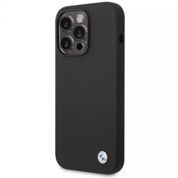 Custodia in silicone BMW BMHCP15XSILBK per iPhone 15 Pro Max 6,7