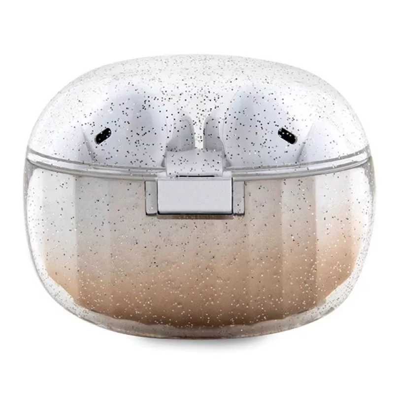 Auricolari Bluetooth TWS Guess Glitter Gradient con custodia di ricarica (oro)