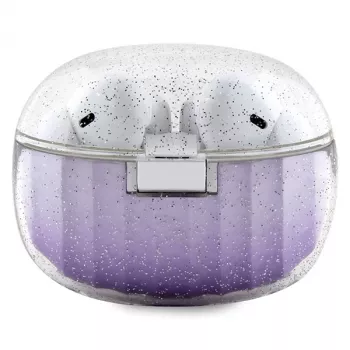 Auricolari True Wireless Bluetooth Guess Glitter Gradient con custodia di ricarica (viola)