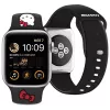 Cinturino in silicone per Apple Watch 42/44/45/49mm Hello Kitty HKAWLSCHBLK nero