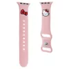 Cinturino in silicone per Apple Watch 42/44/45/49mm Hello Kitty HKAWLSCHBLP rosa