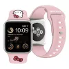 Cinturino in silicone per Apple Watch 42/44/45/49mm Hello Kitty HKAWLSCHBLP rosa