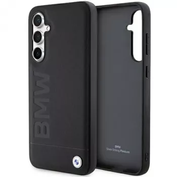 Custodia BMW in pelle Hot Stamp S23 FE S711 nero per Samsung Galaxy S23 FE