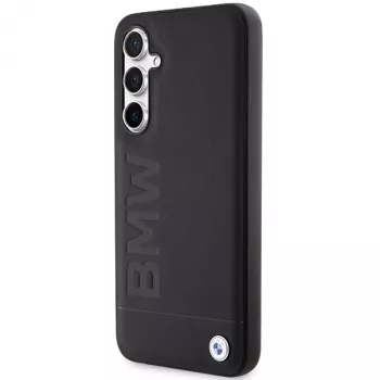 Custodia BMW in pelle Hot Stamp S23 FE S711 nero per Samsung Galaxy S23 FE