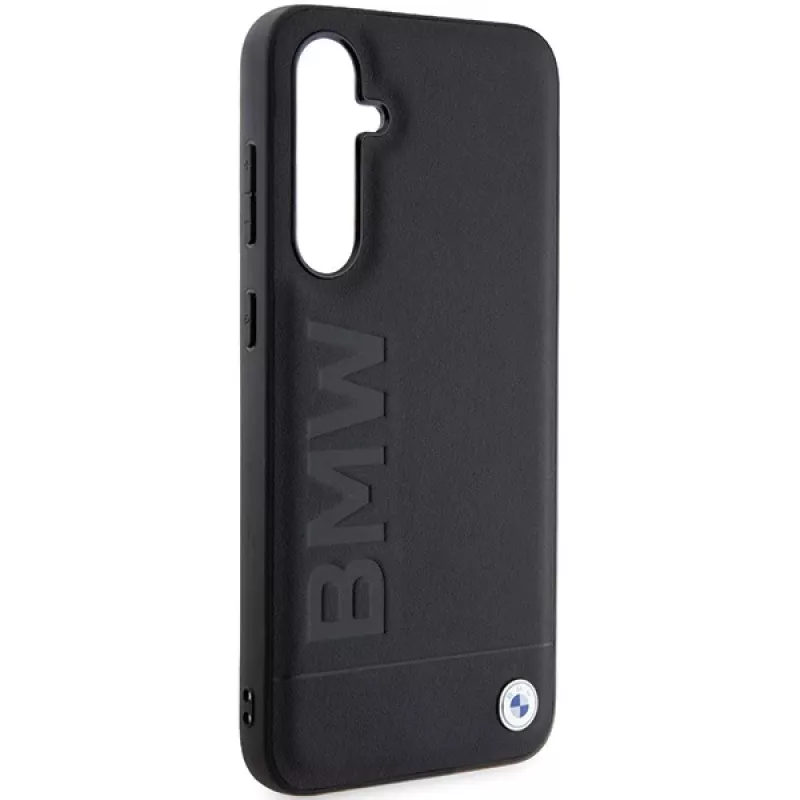 Custodia BMW in pelle Hot Stamp S23 FE S711 nero per Samsung Galaxy S23 FE
