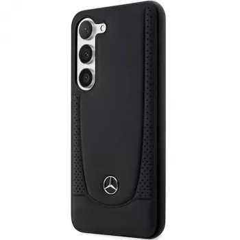 Custodia rigida Mercedes-Benz S23 FE in pelle Urban nero per Samsung Galaxy S23 FE