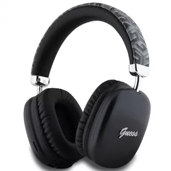 Cuffie on-ear Bluetooth Guess Gcube Metallic Script Logo nero