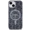 Guess GUHMP15SHGCUSTGK iPhone 15 / 14 / 13 6.1 Custodia rigida IML GCube MagSafe nero