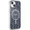 Guess GUHMP15SHGCUSTGK iPhone 15 / 14 / 13 6.1 Custodia rigida IML GCube MagSafe nero
