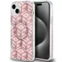 Guess GUHMP15SHGCUSTGP GCube Custodia rigida per iPhone 15/14/13 6,1