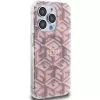 Guess GUHMP15LHGCUSTGP iPhone 15 Pro 6,1 inch Custodia rigida IML GCube MagSafe rosa