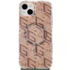 Guess GUHMP15MHGCUSTGW GCube Custodia rigida per iPhone 15 Plus / 14 Plus 6,7