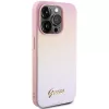 Guess Saffiano Iridescent Script Custodia rigida per Apple iPhone 14 Pro Max 6,7 - rosa