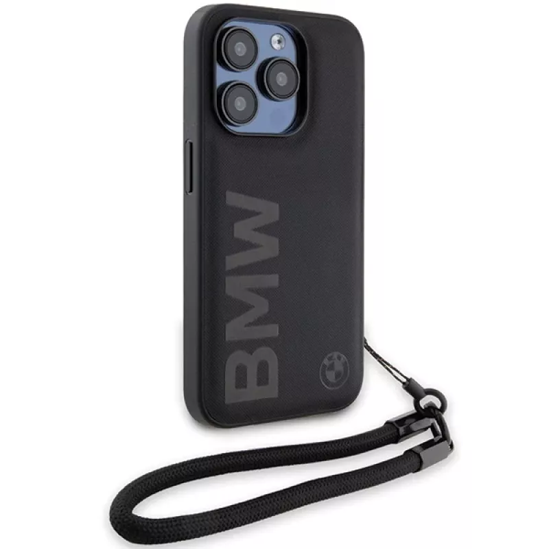 BMW Signature Leather Custodia rigida per iPhone 15 Pro Max 6,7
