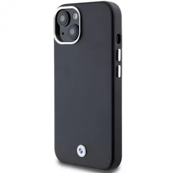 BMW M Collection Signature Wrapped Metal Custodia MagSafe per iPhone 15 Plus / 14 Plus - nero