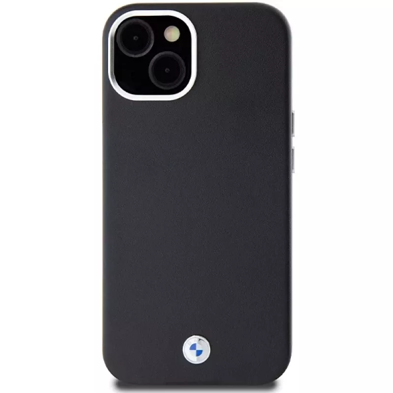 BMW M Collection Signature Wrapped Metal Custodia MagSafe per iPhone 15 Plus / 14 Plus - nero