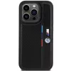 BMW Perforated Tricolor Line Custodia rigida per Apple iPhone 15 Pro 6.1 nero