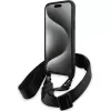 BMW BMHCP15S23PSVTK iPhone 15 / 14 / 13 Custodia rigida nero M Edition Carbon Tricolor Lines & Strap