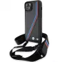 BMW M Edition Carbon Tricolor Lines Custodia rigida per iPhone 15 Plus / 14 Plus 6,7