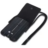 BMW borsetta per cellulare Blue Stripes nera