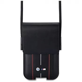 BMW Custodia per telefono Red Stripes nera