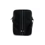 BMW BMTB10COMSCAKL 10 Borsa per laptop nera/Carbon Blue Stripes