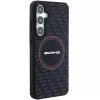 AMG AMHMS24S23SMRK custodia rigida in silicone Carbon Pattern MagSafe per Samsung Galaxy S24 (S921) nero