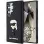 Karl Lagerfeld KLHCS24L3DRKINK custodia rigida 3D Rubber Ikonik per Samsung Galaxy S24 Ultra - nero