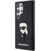 Karl Lagerfeld KLHCS24L3DRKINK custodia rigida 3D Rubber Ikonik per Samsung Galaxy S24 Ultra - nero