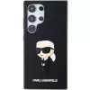 Karl Lagerfeld KLHCS24L3DRKINK custodia rigida 3D Rubber Ikonik per Samsung Galaxy S24 Ultra - nero