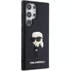 Karl Lagerfeld KLHCS24L3DRKINK custodia rigida 3D Rubber Ikonik per Samsung Galaxy S24 Ultra - nero